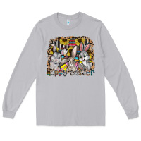 Moon Dust Happy Easter Long Sleeve Tee - CowhideDigitalArt