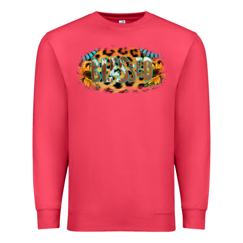 Blessed Sunflower Gemstone Premium Sweatshirt by RanaPortraitStore | Teevron