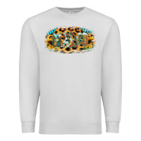 Dove Grey Blessed Sunflower Gemstone Premium Sweatshirt - RanaPortraitStore