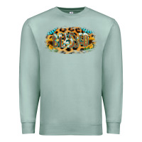 Seafoam Blessed Sunflower Gemstone Premium Sweatshirt - RanaPortraitStore