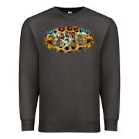 Smoke Blessed Sunflower Gemstone Premium Sweatshirt - RanaPortraitStore