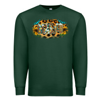 Sports Green Blessed Sunflower Gemstone Premium Sweatshirt - RanaPortraitStore