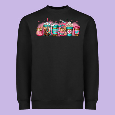 Nurse Fuel Coffee Cup Heavyweight Sweatshirt Designed By Jasminsmagicworld