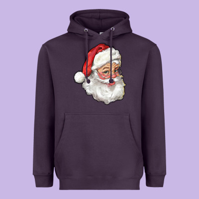 Santa Claus Heavyweight Hoodie Designed By Ranaportraitstore