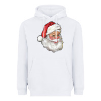 White Santa Claus Heavyweight Hoodie - RanaPortraitStore