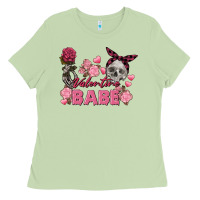 Matcha Valentine Babe Valentine's Day Skull Ladies Tee - FaDigitalArtStudio