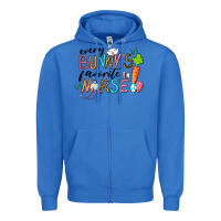 True Royal Every Bunnys Favorite Nurse Zipper Hoodie - RanaPortraitStore