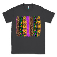 Smoke mardi gras fleur de lis and beads brush stroke Classic Tee - Artiststas