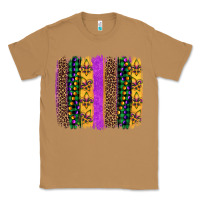 Toasted Coconut mardi gras fleur de lis and beads brush stroke Classic Tee - Artiststas