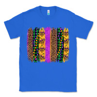 True Royal mardi gras fleur de lis and beads brush stroke Classic Tee - Artiststas
