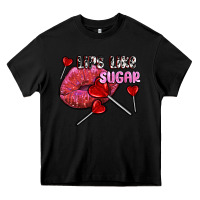 Black lips like sugar olivia Heavy Core Tee - OliviaCreatesArt