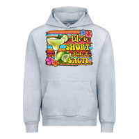 Heather Grey life is short make it salty 1 Urban Hoodie - Jasminsmagicworld
