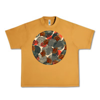 Peanut Butter african fabric pattern round earrings 5 Urban Heavy Tee - BundleAndBundleShop