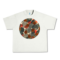Pistachio african fabric pattern round earrings 5 Urban Heavy Tee - BundleAndBundleShop