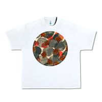 White african fabric pattern round earrings 5 Urban Heavy Tee - BundleAndBundleShop