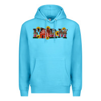Ocean Blue western farm Premium Hoodie - Artiststas