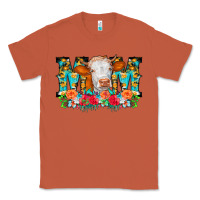 Copper Mom Cow Flowers Classic Tee - CowCowDesign