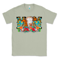 Matcha Mom Cow Flowers Classic Tee - CowCowDesign