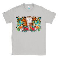 Moon Dust Mom Cow Flowers Classic Tee - CowCowDesign