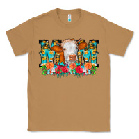 Toasted Coconut Mom Cow Flowers Classic Tee - CowCowDesign