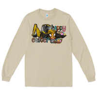 Mushroom Happy Easter Long Sleeve Tee - CowhideDigitalArt