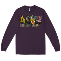 Plum Happy Easter Long Sleeve Tee - CowhideDigitalArt