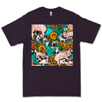 Plum american yorkshire pig seamless pattern Premium Tee - FaDigitalArtStudio