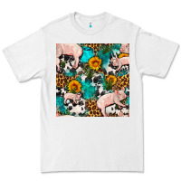 White american yorkshire pig seamless pattern Premium Tee - FaDigitalArtStudio