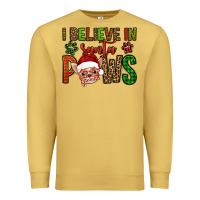 Antique Gold i believe in santa paws chihuahuha Premium Sweatshirt - Jasminsmagicworld