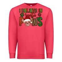 Cardinal i believe in santa paws chihuahuha Premium Sweatshirt - Jasminsmagicworld