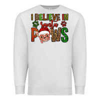 Oatmeal Heather i believe in santa paws chihuahuha Premium Sweatshirt - Jasminsmagicworld