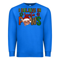 True Royal i believe in santa paws chihuahuha Premium Sweatshirt - Jasminsmagicworld