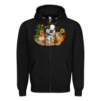 Black Fall baby cow Zipper Hoodie - RanaPortraitStore