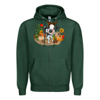 Sports Green Fall baby cow Zipper Hoodie - RanaPortraitStore