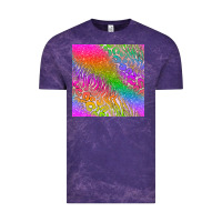 Cloud Purple neon glitter leopard seamless pattern Vintage Tee - BundleAndBundleShop