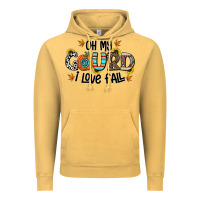 Vintage Mustard oh my gourd i love fall Vintage Hoodie - CowhideDigitalArt