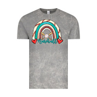 Cloud Rock Baseball Rainbow Vintage Tee - RanaPortraitStore