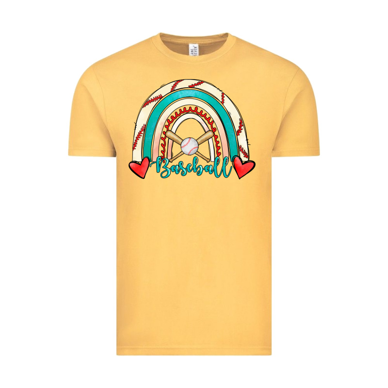 Baseball Rainbow Vintage Tee by RanaPortraitStore | Teevron