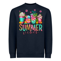 Navy summer vibes coffee cups Heavyweight Sweatshirt - Jasminsmagicworld