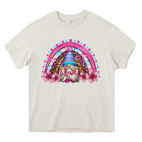 Cream valentine's day rainbow gnome olivia Heavy Core Tee - OliviaCreatesArt