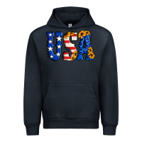Navy usa western font Urban Hoodie - Jasminsmagicworld
