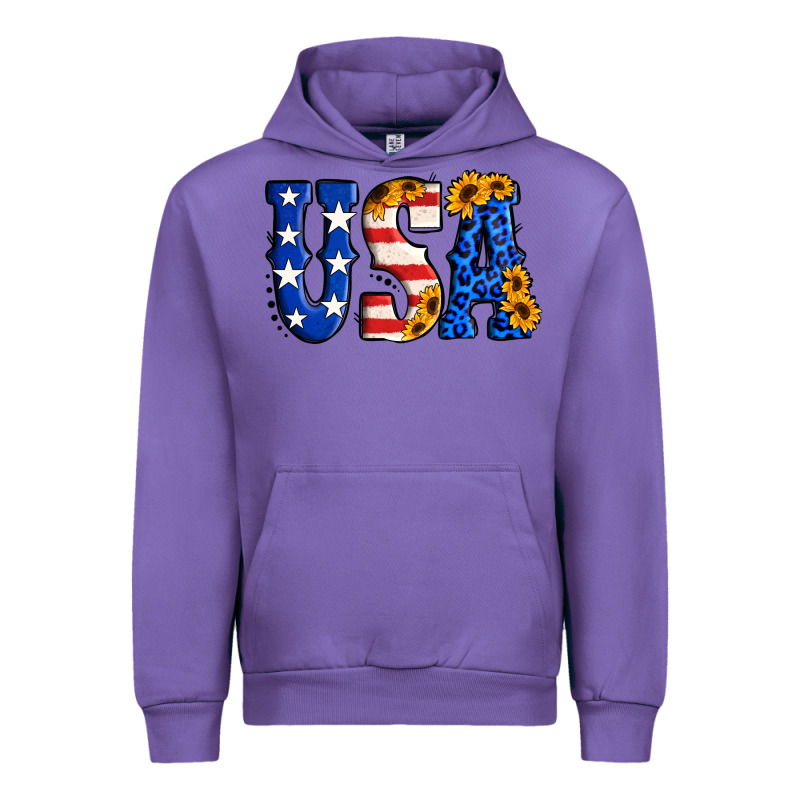 Usa Western Font Urban Hoodie by Jasminsmagicworld | Teevron