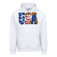 White usa western font Urban Hoodie - Jasminsmagicworld