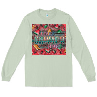 Matcha summer vibes Long Sleeve Tee - CowhideDigitalArt