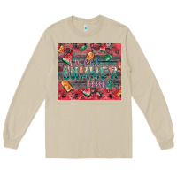 Mushroom summer vibes Long Sleeve Tee - CowhideDigitalArt