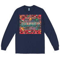 Navy summer vibes Long Sleeve Tee - CowhideDigitalArt