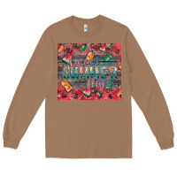Toasted Coconut summer vibes Long Sleeve Tee - CowhideDigitalArt