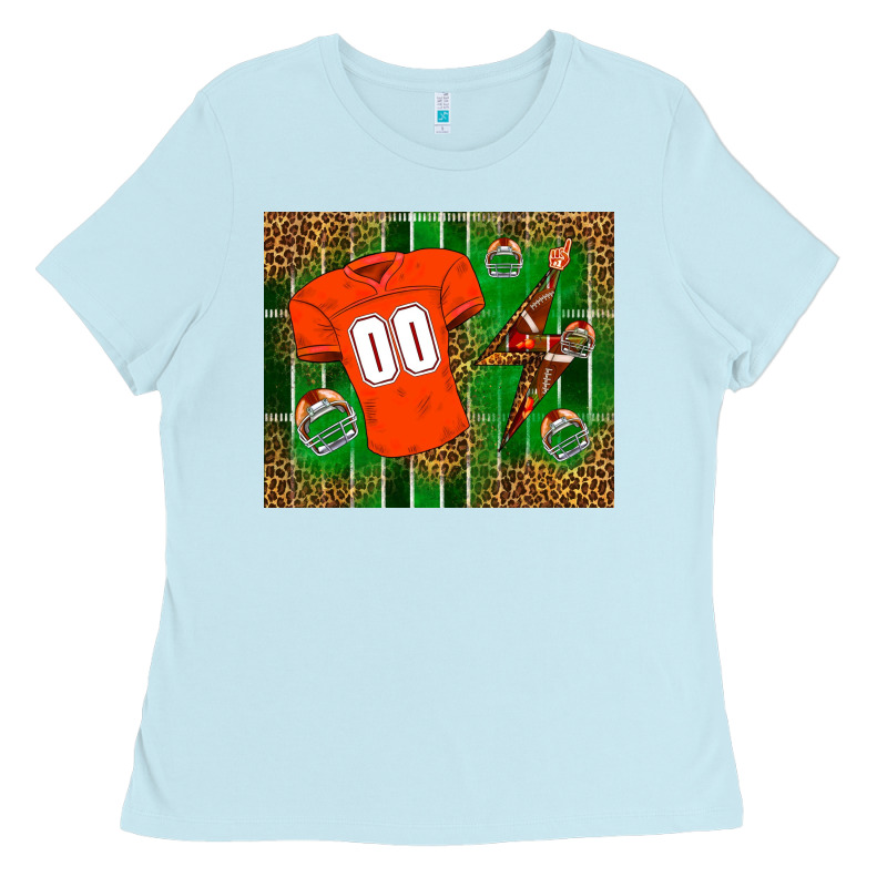 American Football Uniform Mouse Pad Ladies Tee by BundleAndBundleShop | Teevron