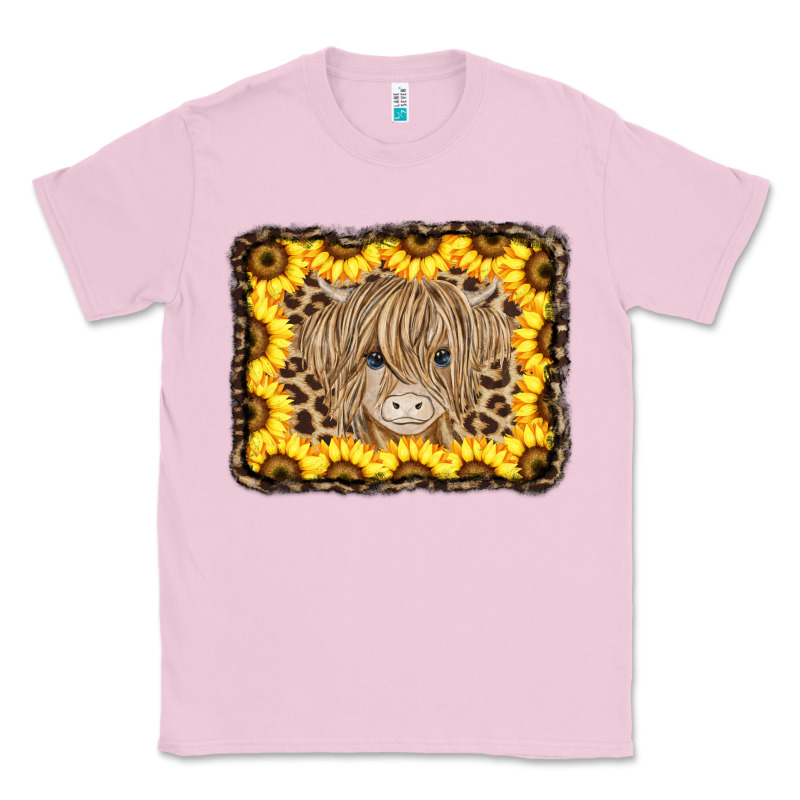 Baby Cow Leopard Sunflowers Classic Tee by CowCowDesign | Teevron