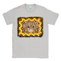 Moon Dust Baby Cow Leopard Sunflowers Classic Tee - CowCowDesign